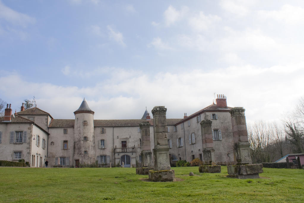 Chateau De Chantelauze Olliergues Exteriör bild